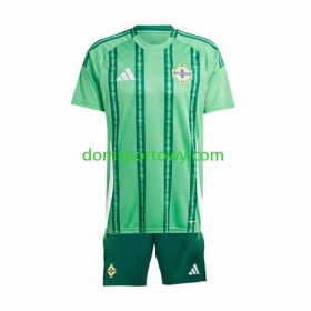 Koszulka Irlandia Północna Dziecięcy Domowe Koszulki Piłkarskie 2024 Krótki Rękaw